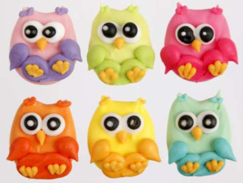 Owl Sugar Decorations - Click Image to Close